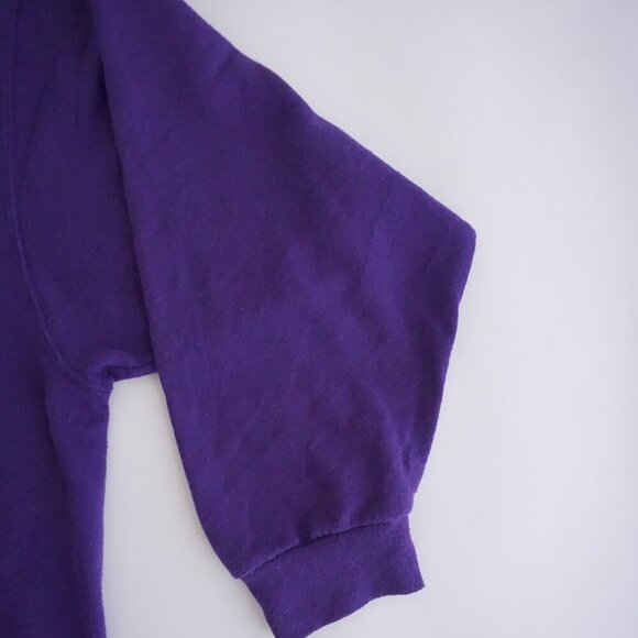 VTG '90S Jerzees Purple Sight And Sound Theaters Religious Crewneck Sweater 3XL - Picture 9 of 9
